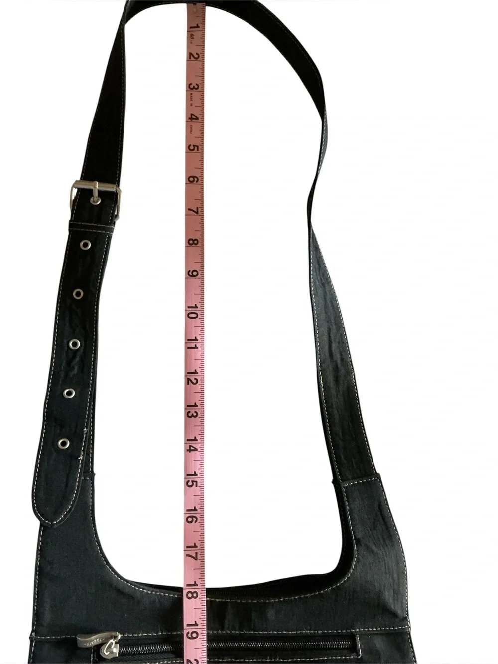 Baggallini Black Crossbody Bag with Expandable Sides - Picture 7 of 12